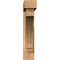Ekena Millwork Imperial Block Smooth Bracket w/ Offset Brace, Western Red Cedar, 5 1/2"W x 28"D x 28"H BKT0604X28X28IMP05SWR - alternate 2